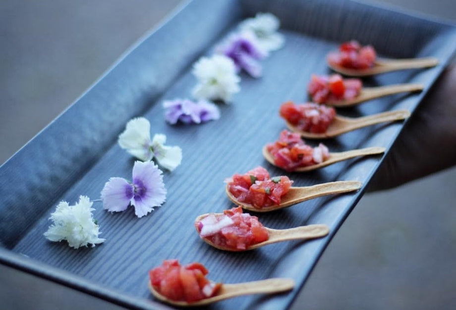 Parmesan Basil with Tomato Relish
