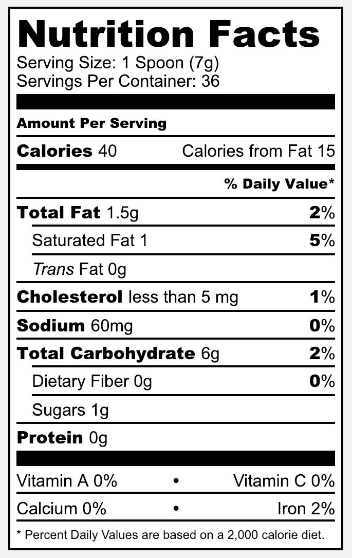 Nutrition Facts