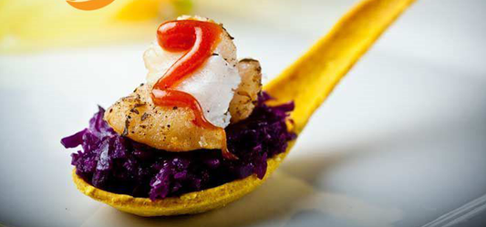 Crispy Cod and Purple Cabbage Slaw