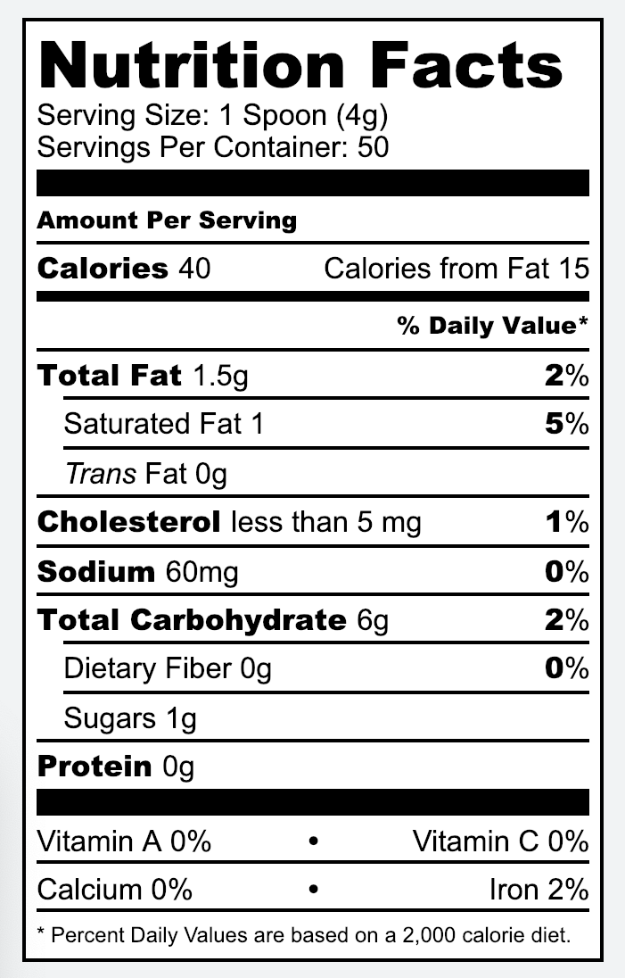 Miniature Size Edible Spoon Miniature Size Edible Spoon